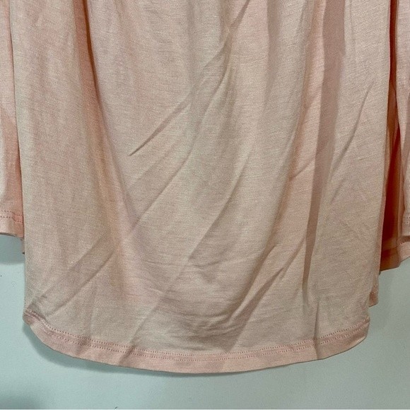 Amerikan Basics Women’s Off The Shoulder Loose Tee Pink NWT - Picture 3 of 7